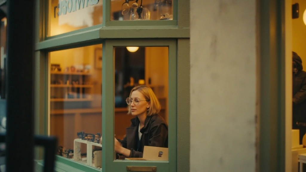 Eyewear boutique storefront in Shoreditch, London